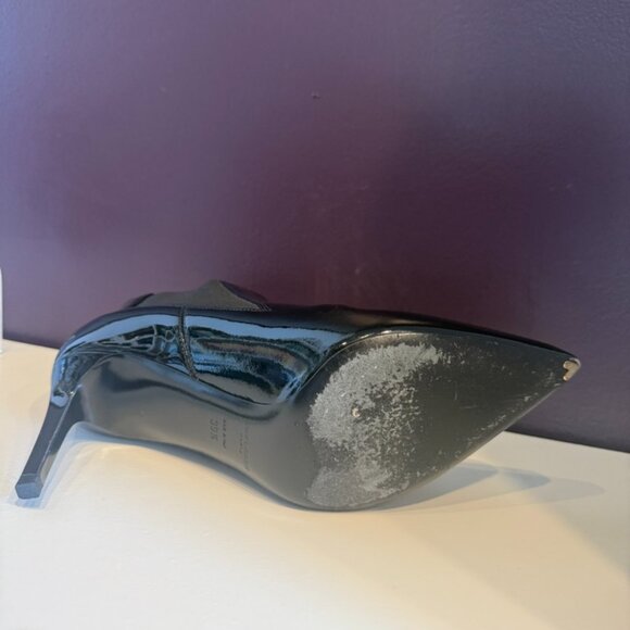 Saint Laurent Authentic Chelsea Black Patent Leather Boots - Size EU 39.5/ US 9 - Picture 7 of 8